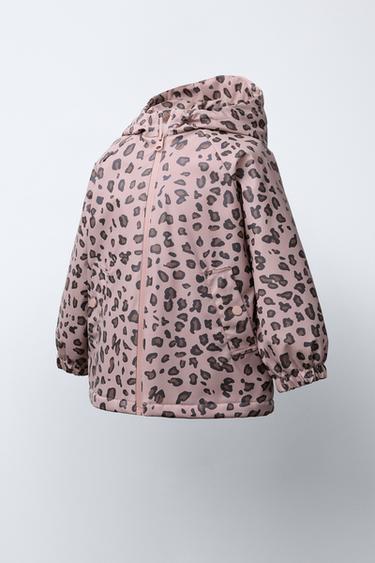 WATER-RESISTANT PRINTED RUBBERISED RAINCOAT - Pink by Zara - Image 1