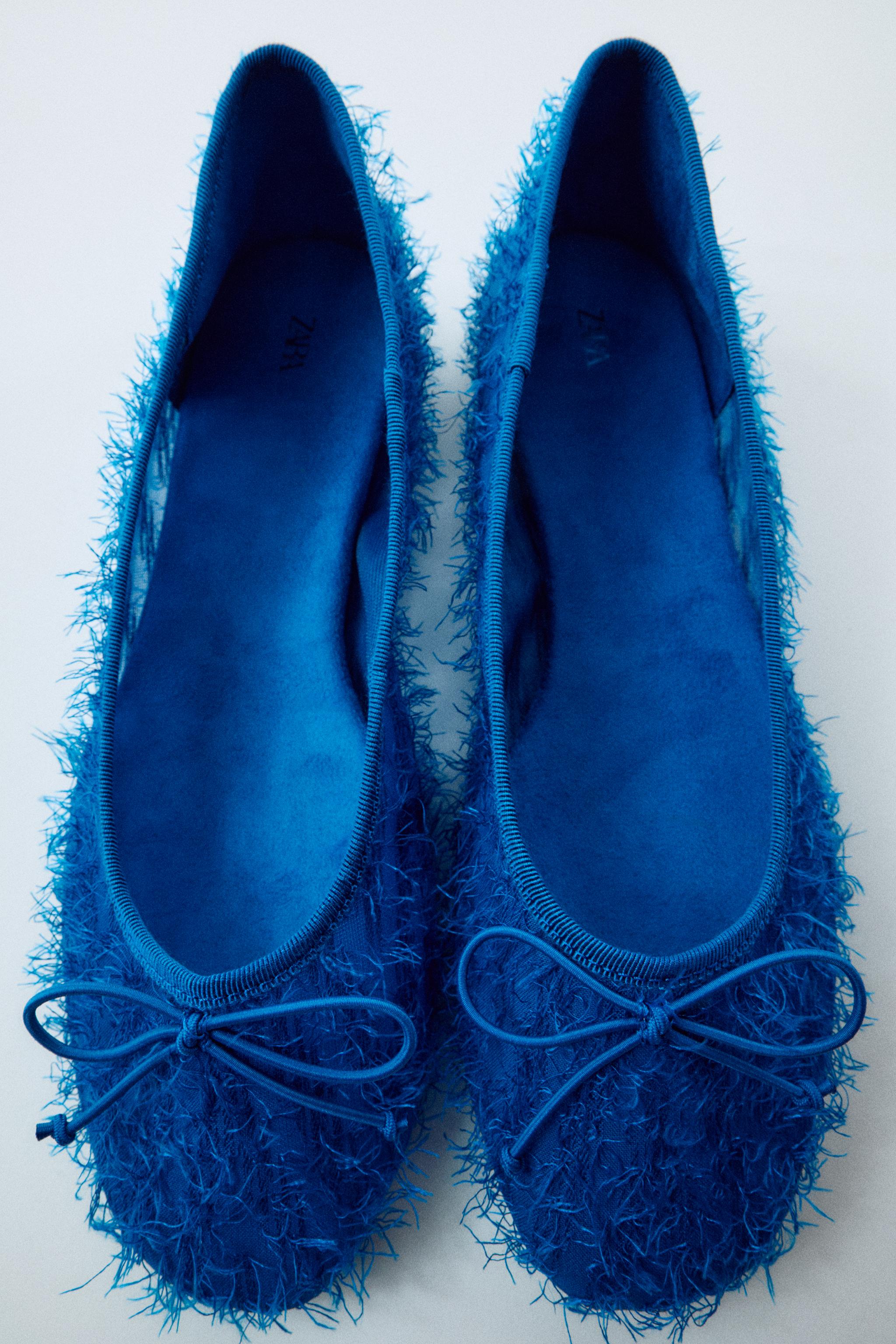 FABRIC BOW BALLET FLATS
