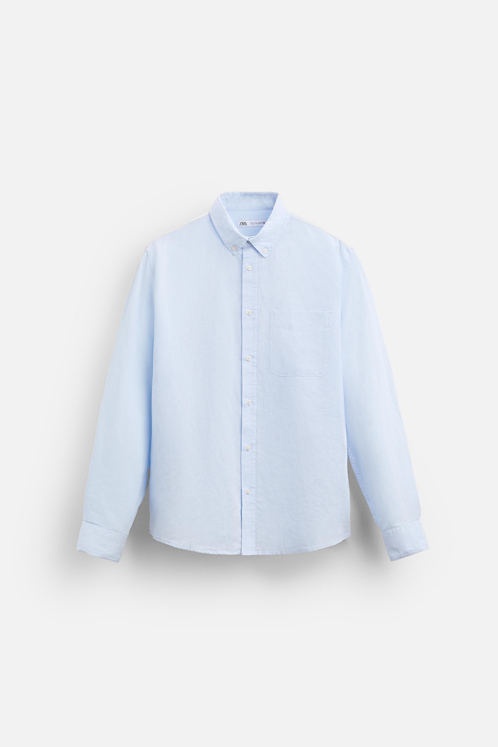 シャツ/ブラウス(長袖/七分) TODAYFUL - louren  linen like over shirt TODAYFUL - louren slitsleeve over shirts blue ブルーの通販
