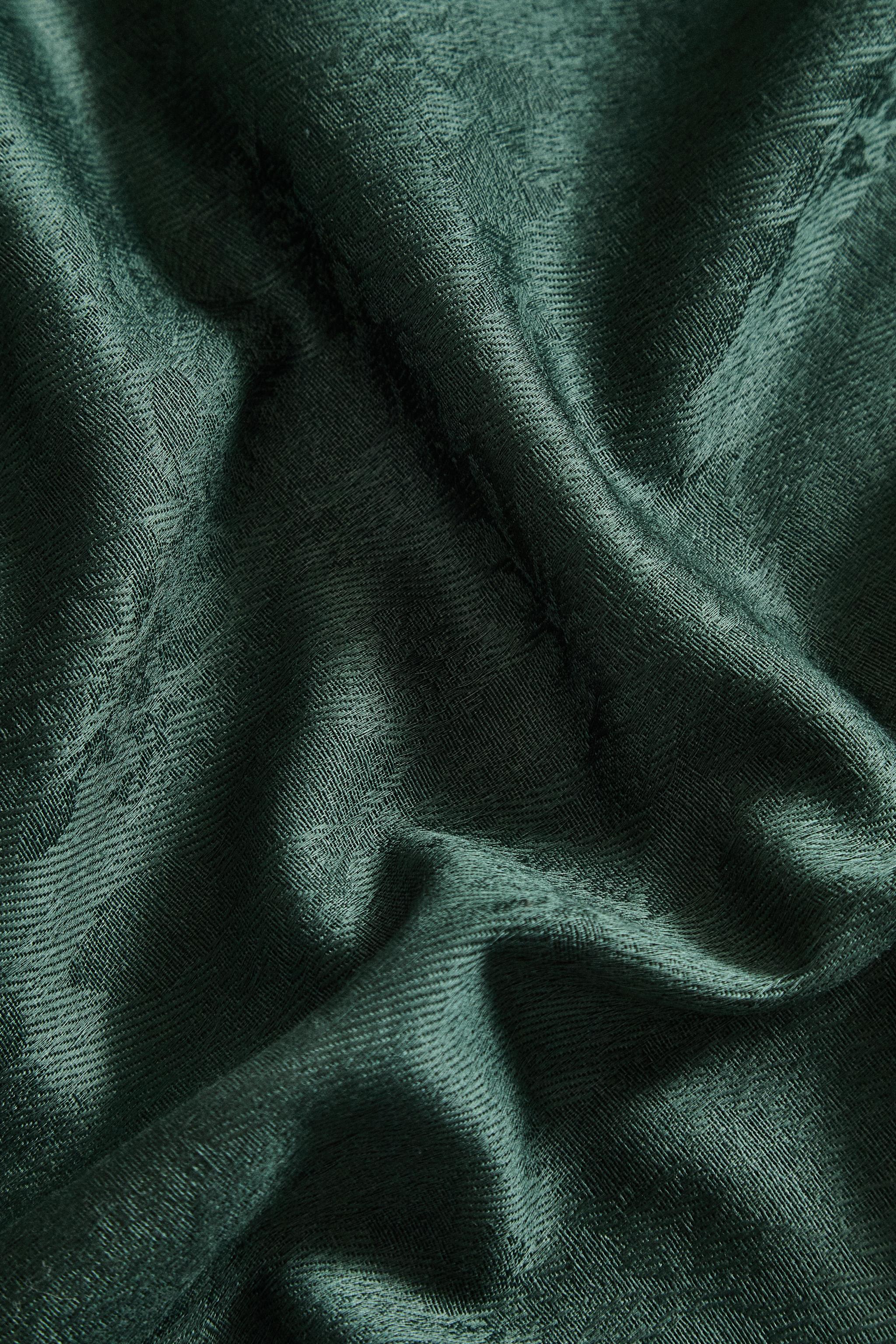 CHRISTMAS COTTON JACQUARD TABLECLOTH WITH BRANCHES