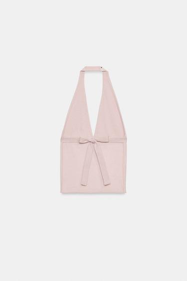 SEQUINNED HALTER TOP - Pink by Zara - Image 6