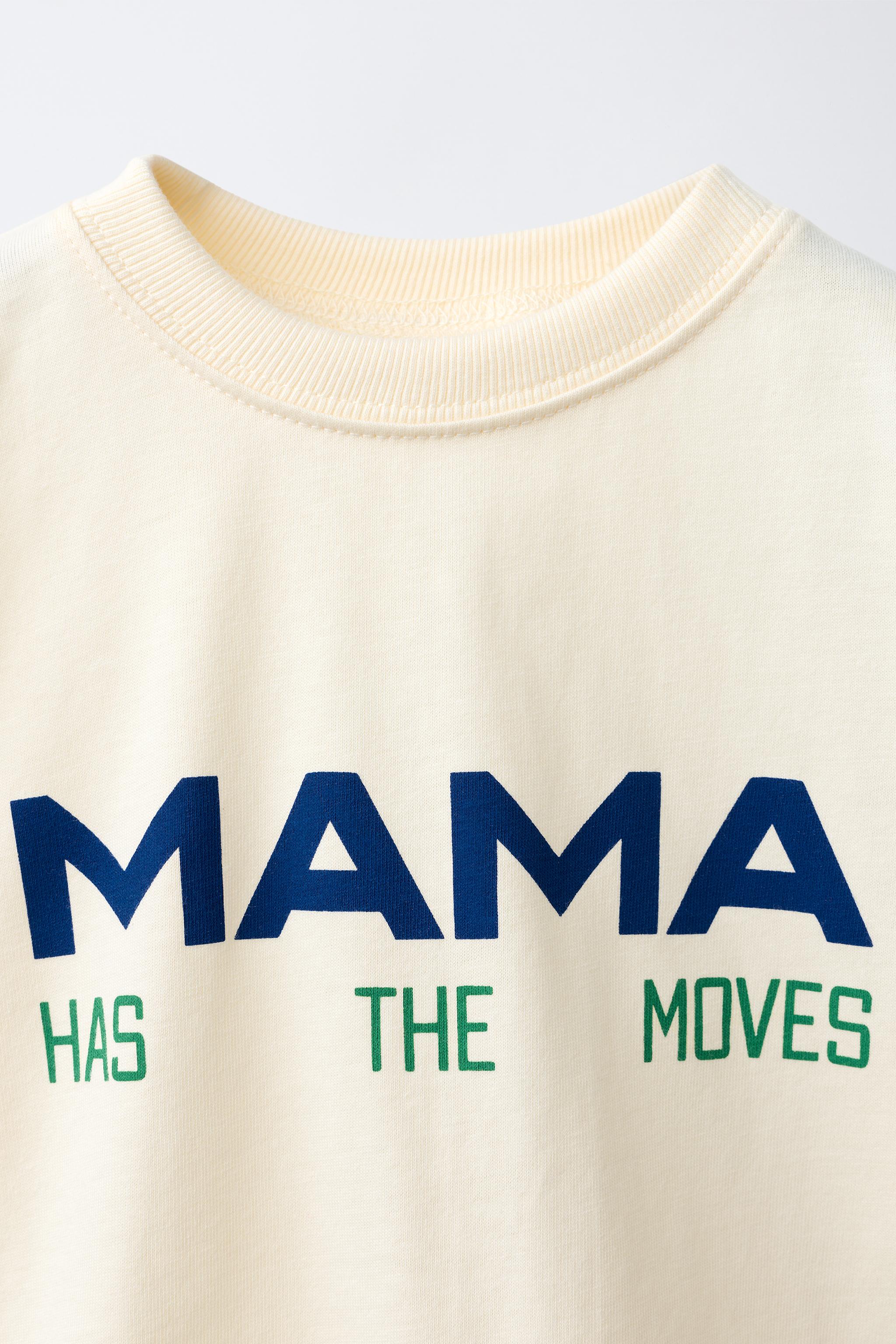 MOM AND DAD PRINT T-SHIRT - Light yellow | ZARA United States