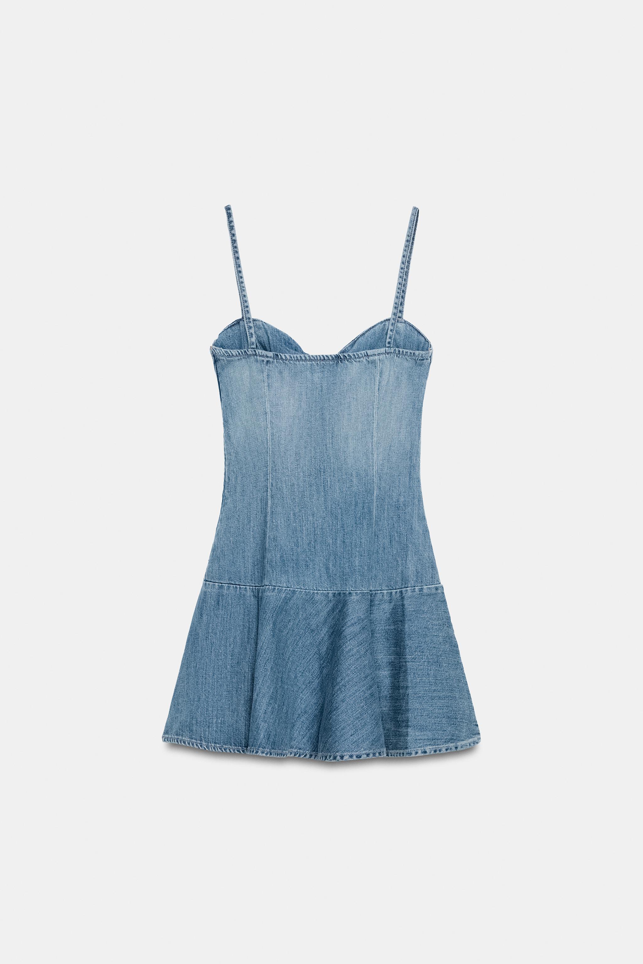 ROBE MINI EN DENIM TRF
