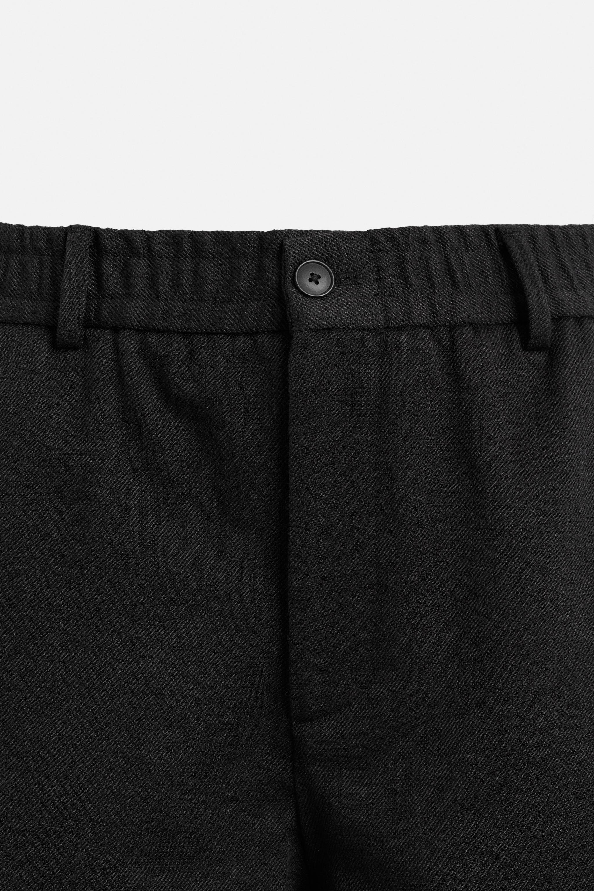 PANTALON REGULAR FIT STRUCTURÉ