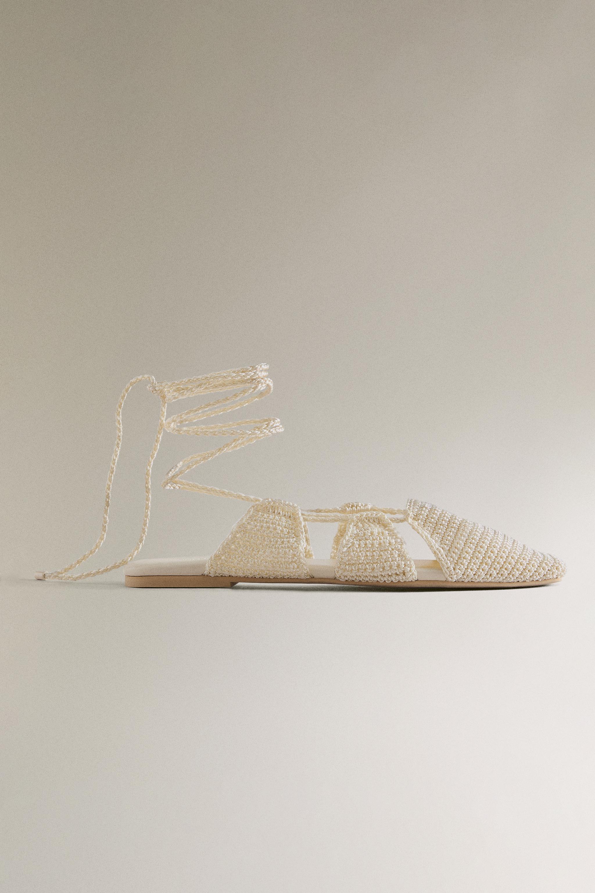 SANDALES CROCHET BRIDES CHEVILLE
