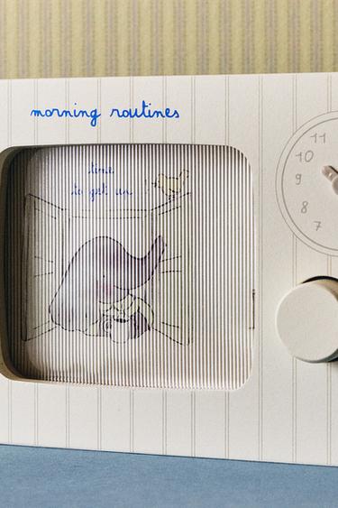 CHILDREN'S MORNING ROUTINE TOY - Cream by Zara