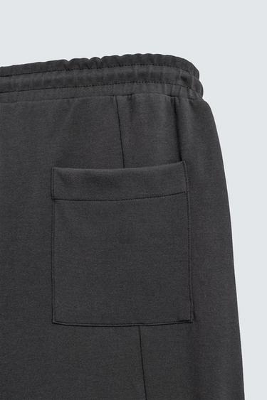 INTERLOCK CARGO JOGGING TROUSERS - Mid-grey by Zara - Image 9