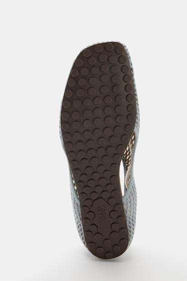 BALLERINES SPORT EN RÉSILLE - Bleu de Zara - Image 5
