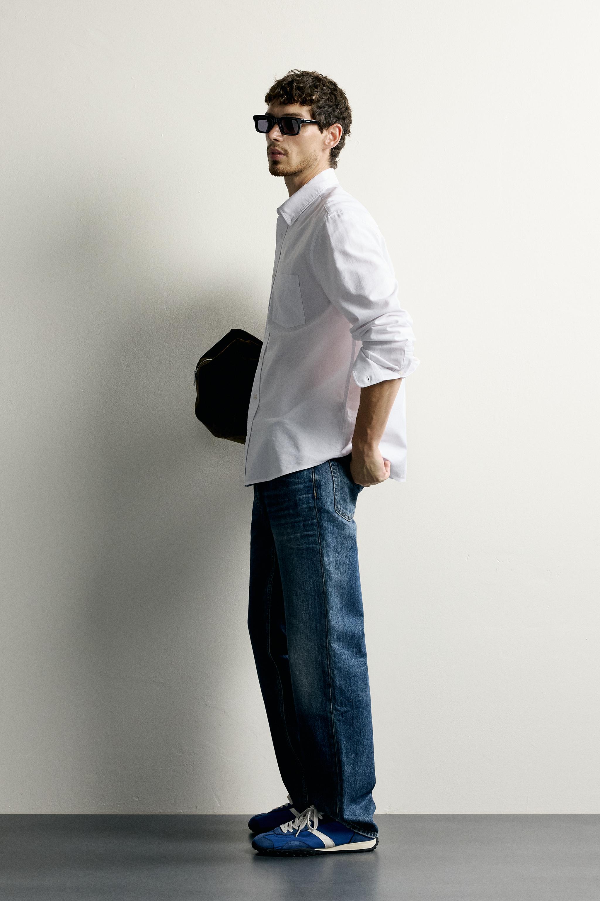 CHEMISE REGULAR FIT STRUCTURÉE OXFORD
