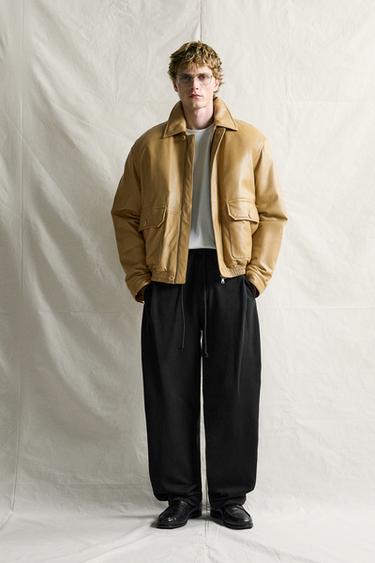 SIDE-PLEAT JOGGER TROUSERS - Black by Zara - Image 0