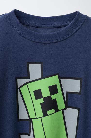 6-14 שנים/ פיג'מה MINECRAFT © MOJANG AB. ™ - כחול של Zara
