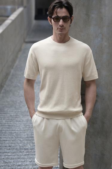 COMFORT BERMUDA SHORTS - Mid-ecru by Zara