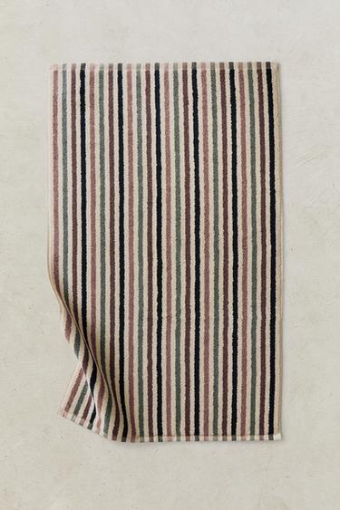 DUSTY TONE STRIPED BATH MAT — Multicolored 1