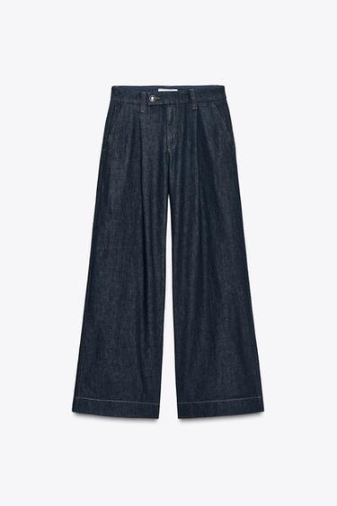 JEAN Z1975 WIDE LEG TAILLE MOYENNE - Bleu de Zara - Image 5