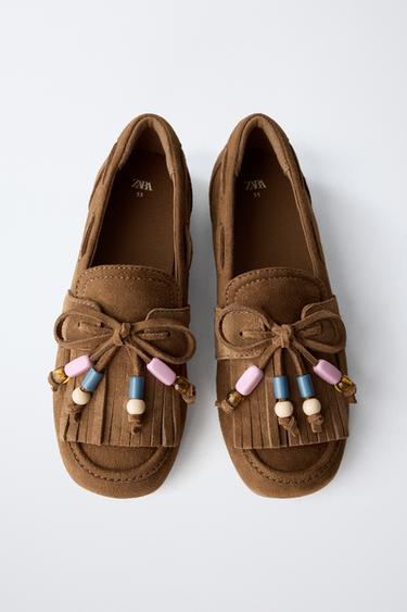 BEADED LOAFERS - Brown by Zara - Image 4