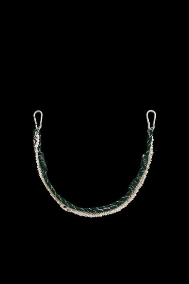 Zara CORD COMBINATION CHAIN - Silver - Image 0