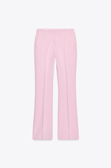 PANTALÓN FLARE - Rosa de Zara