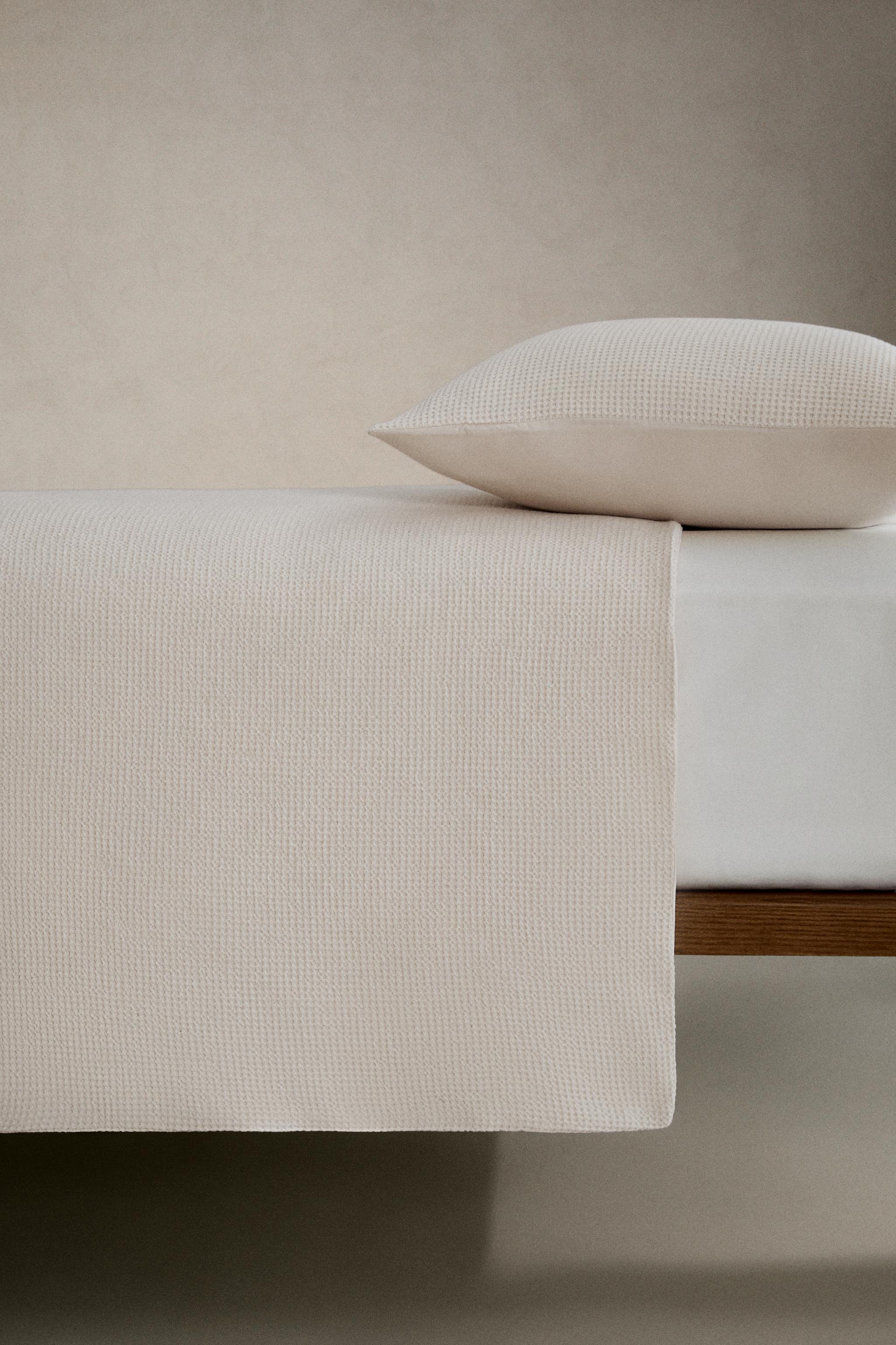 MINI WAFFLE COTTON DUVET COVER