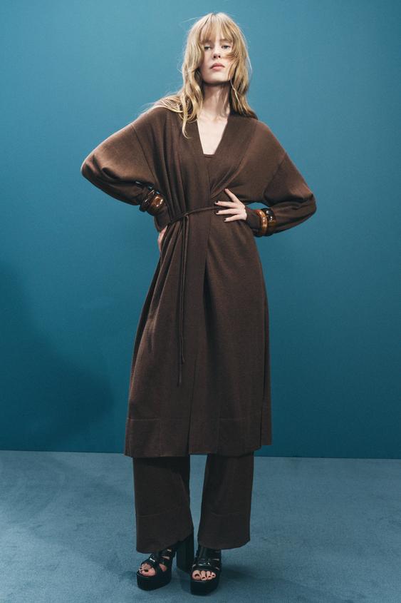 Lana Outfit Cardigan Lungo Street One Abbigliamento Donna