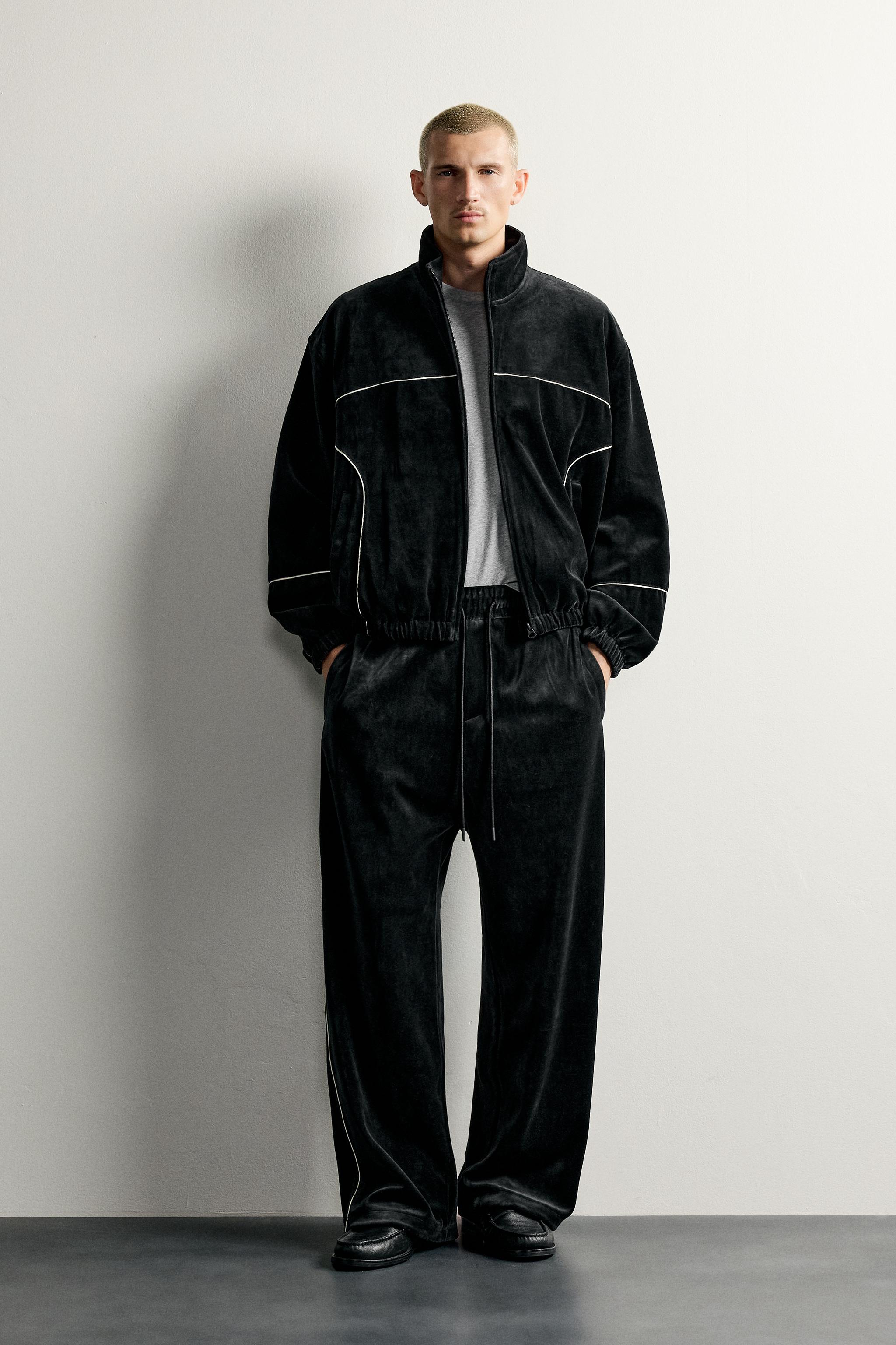 RETRO VELOUR TRACK PANTS