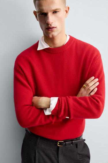WOOL - CASHMERE JUMPER LIMITED EDITION - Red by Zara - Image 5