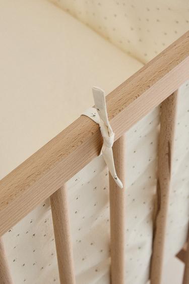 TOUR DE LIT BÉBÉ FLEURS - Vert de Zara - Image 4