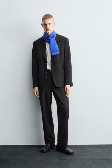 بليزر صوف - فيسكوز بدلة إصدار محدود - أسود الخاص بـ Zara