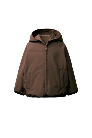 REVERSIBLE FLEECE JACKET - Brown by Zara - Image 0