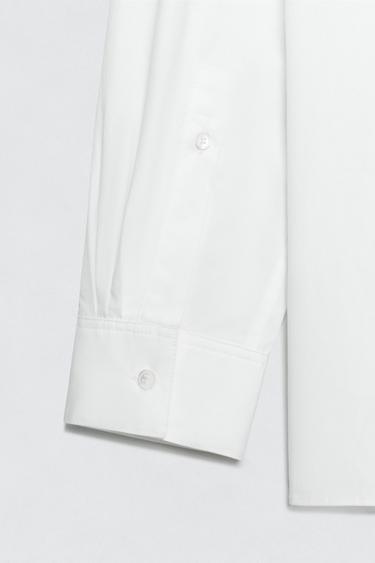 POPLIN SHIRT WITH BOW SOSHIOTSUKI X ZARA - White by Zara - Image 10