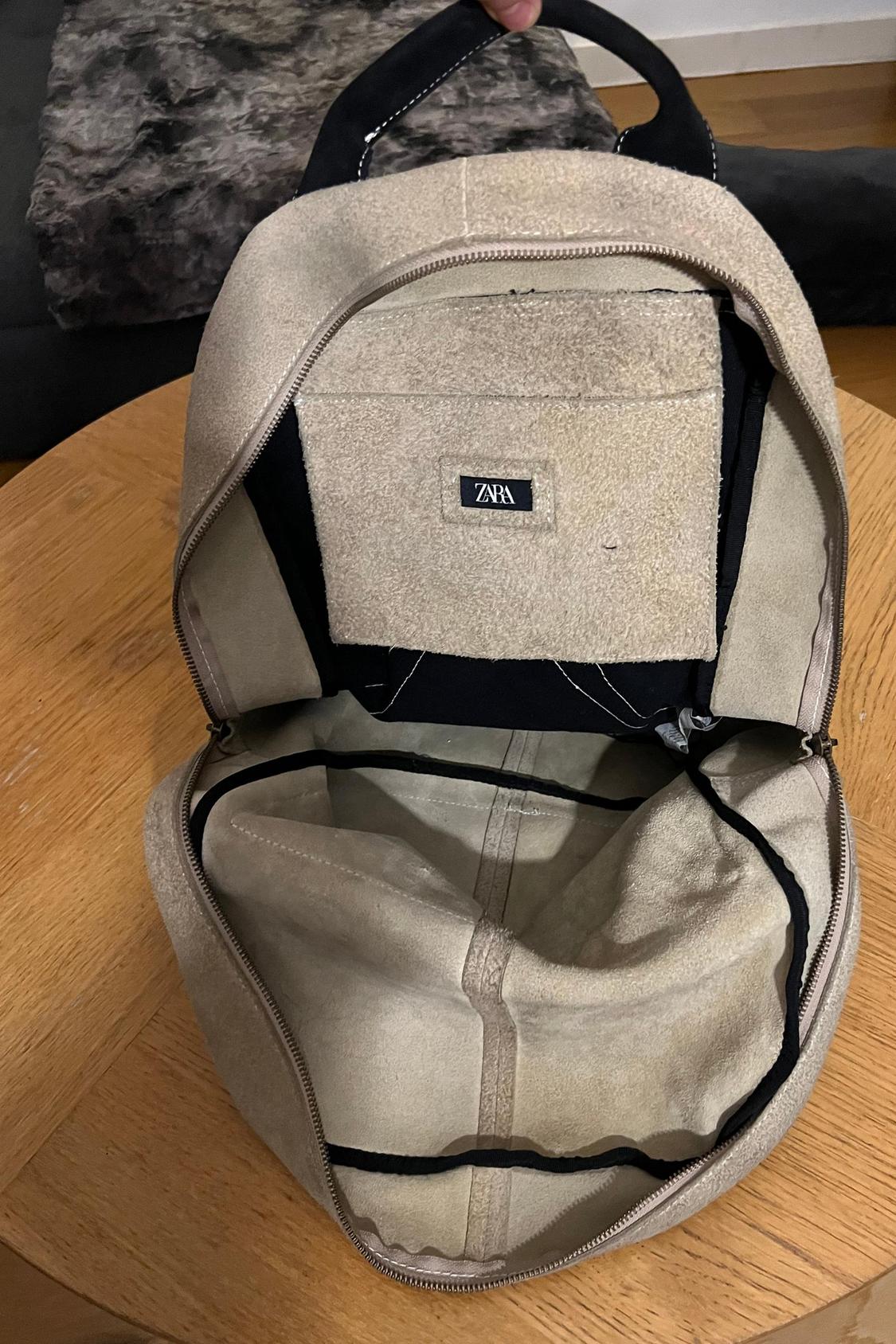 BEIGE SUEDE BAG. PURCHASED FOR 150 - Image 4