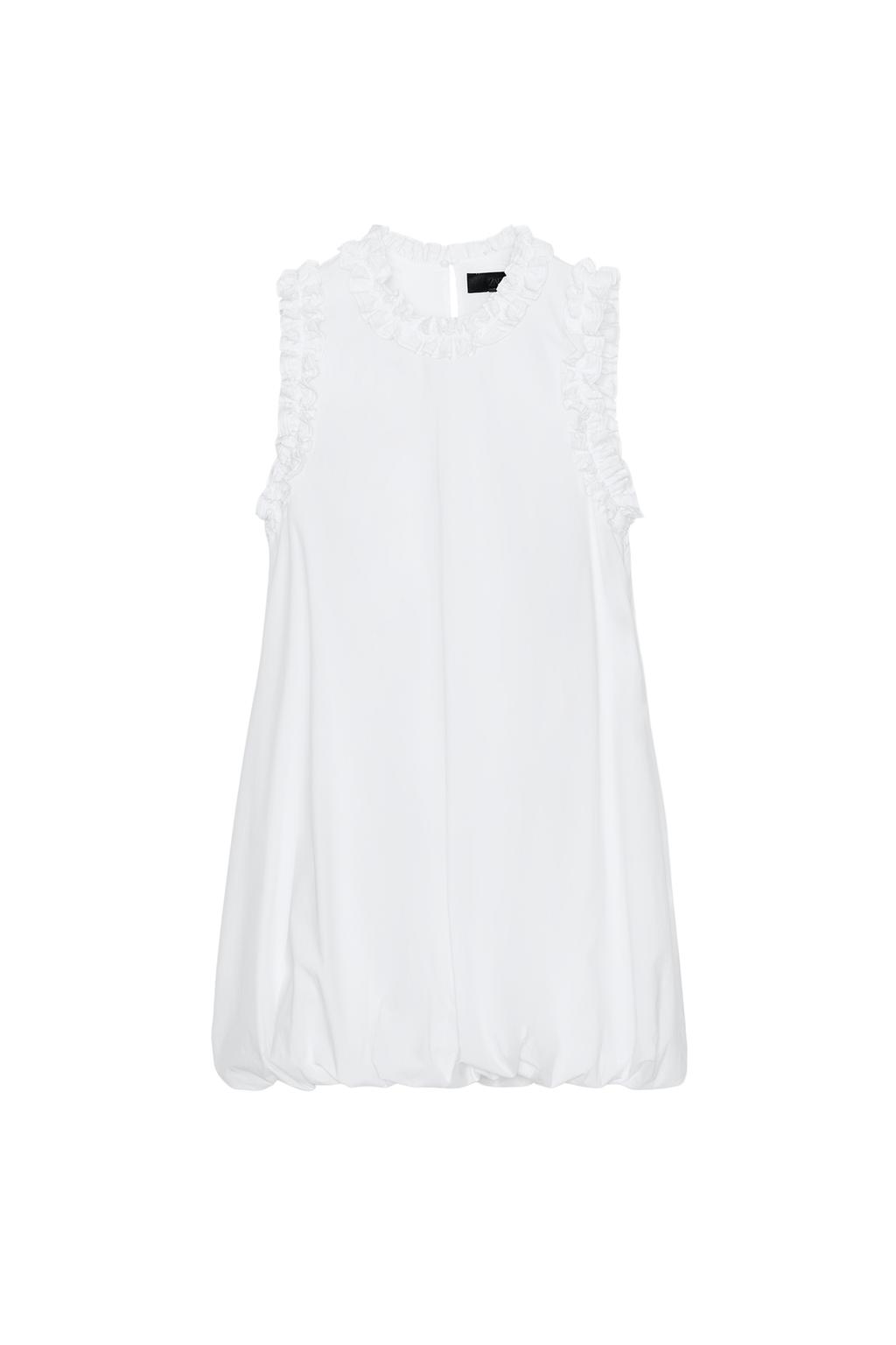 RUFFLED POPLIN DRESS - image 3