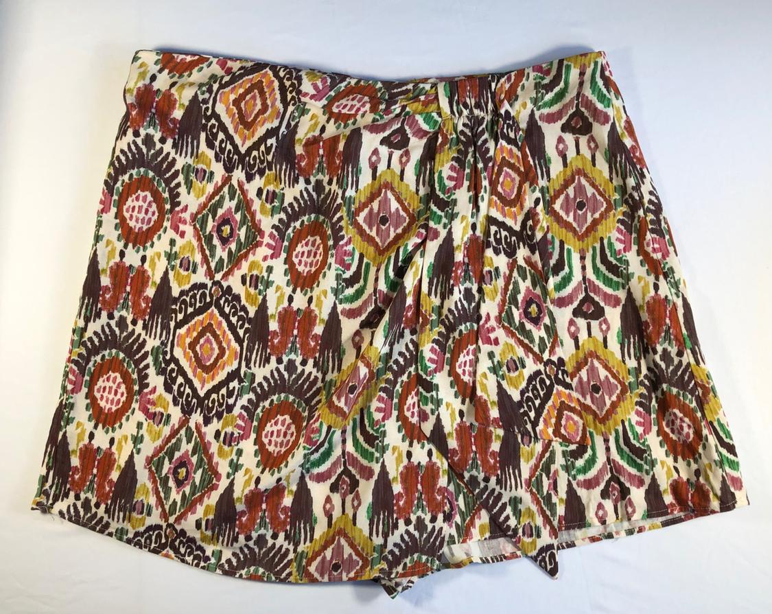 FALDA PANTALÓN ESTAMPADA NUDO - Image 2