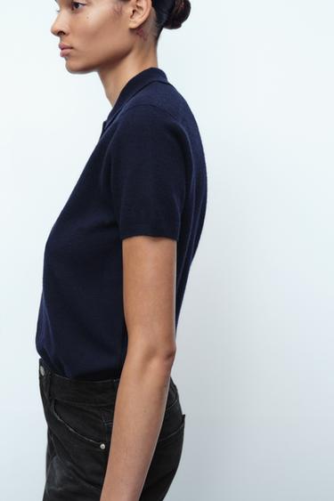 %100 YÜN BASIC POLO T-SHIRT_3