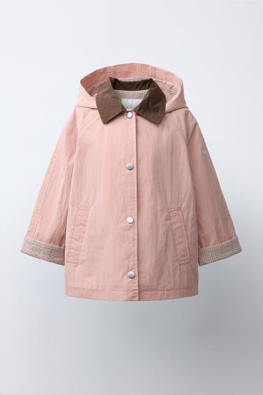 PARKA LÉGÈRE À CAPUCHE - Rose de Zara