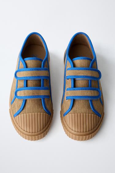 CORDUROY SNEAKERS - Blue by Zara - Image 5