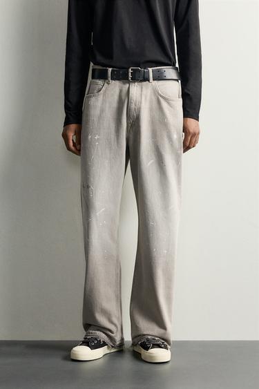 LOOSE-FIT JEANS — Gray 2