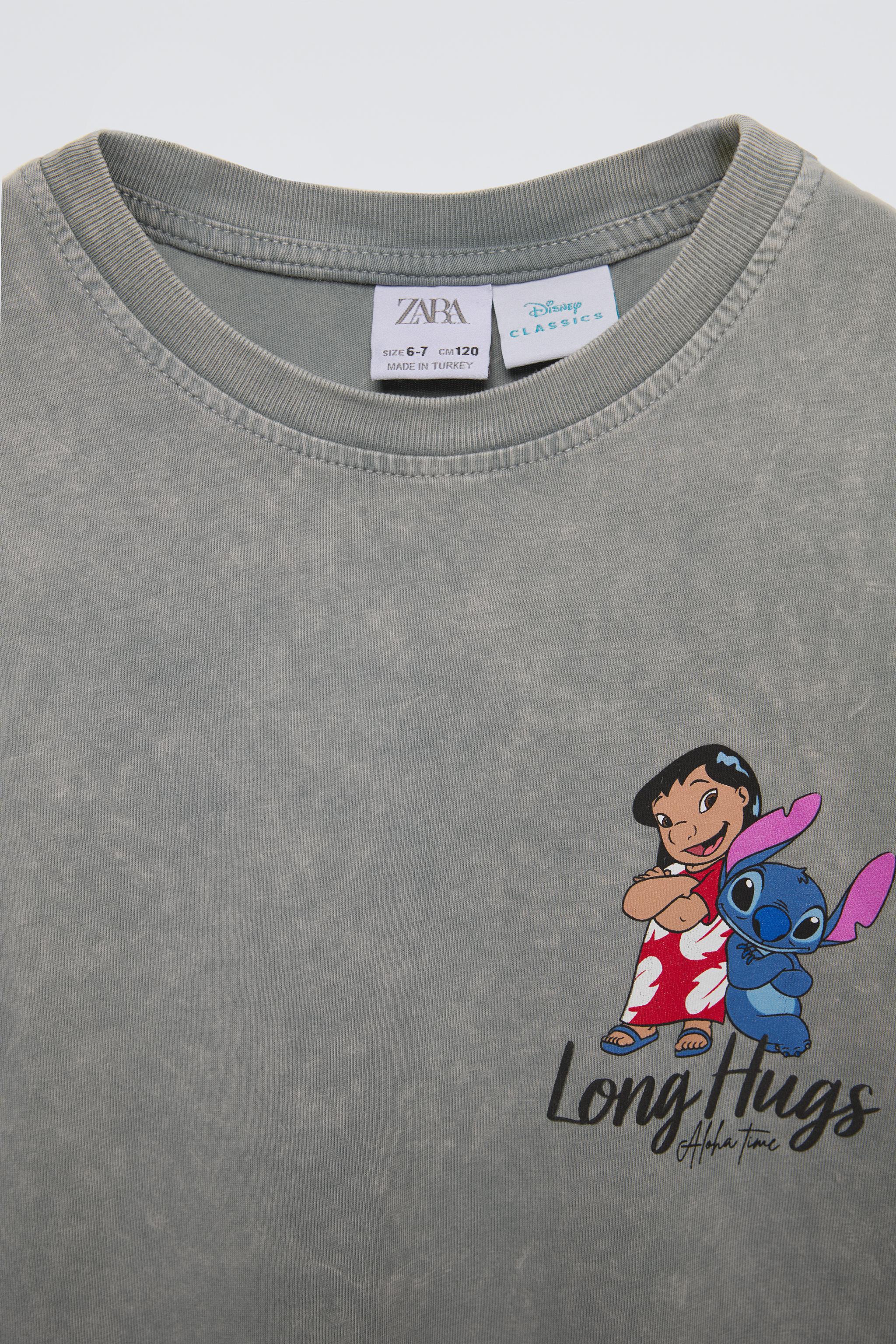 Zara X Disney Miss Piggy Statue Of Liberty New York Gray Tee Top T-Shirt 2024 Small