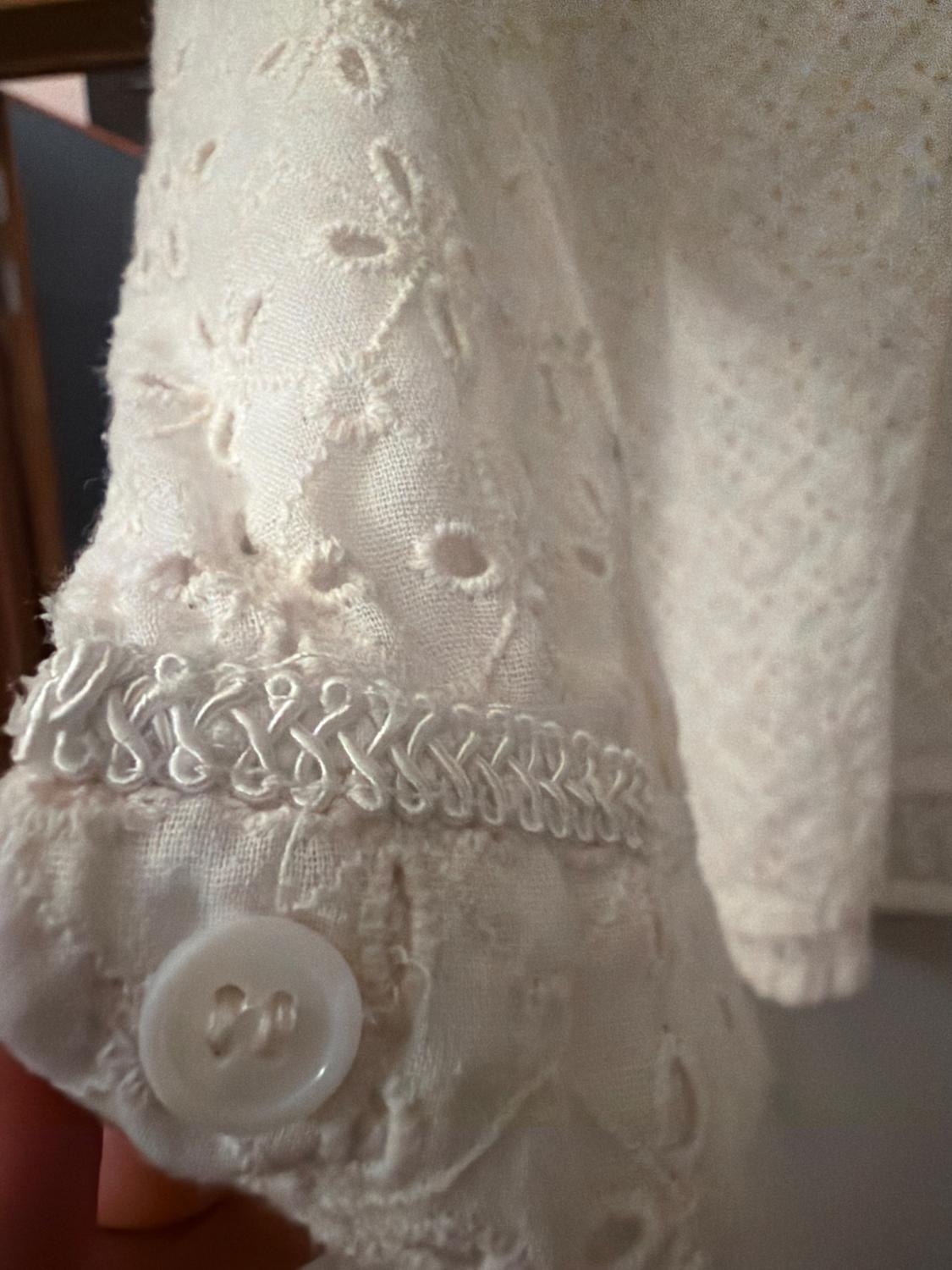 BLOUSE BRODÉE EN COTON MANCHE LONGUE. - Image 2