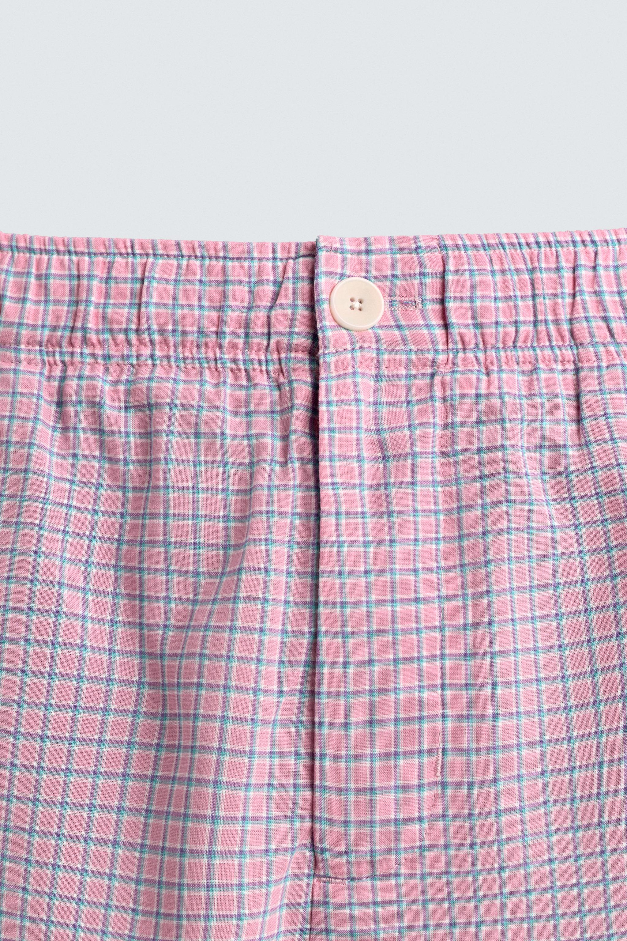 FLOWY PLAID SHORTS