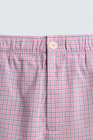 BERMUDA FLUIDE À CARREAUX LIMITED EDITION - Roses de Zara - Image 7