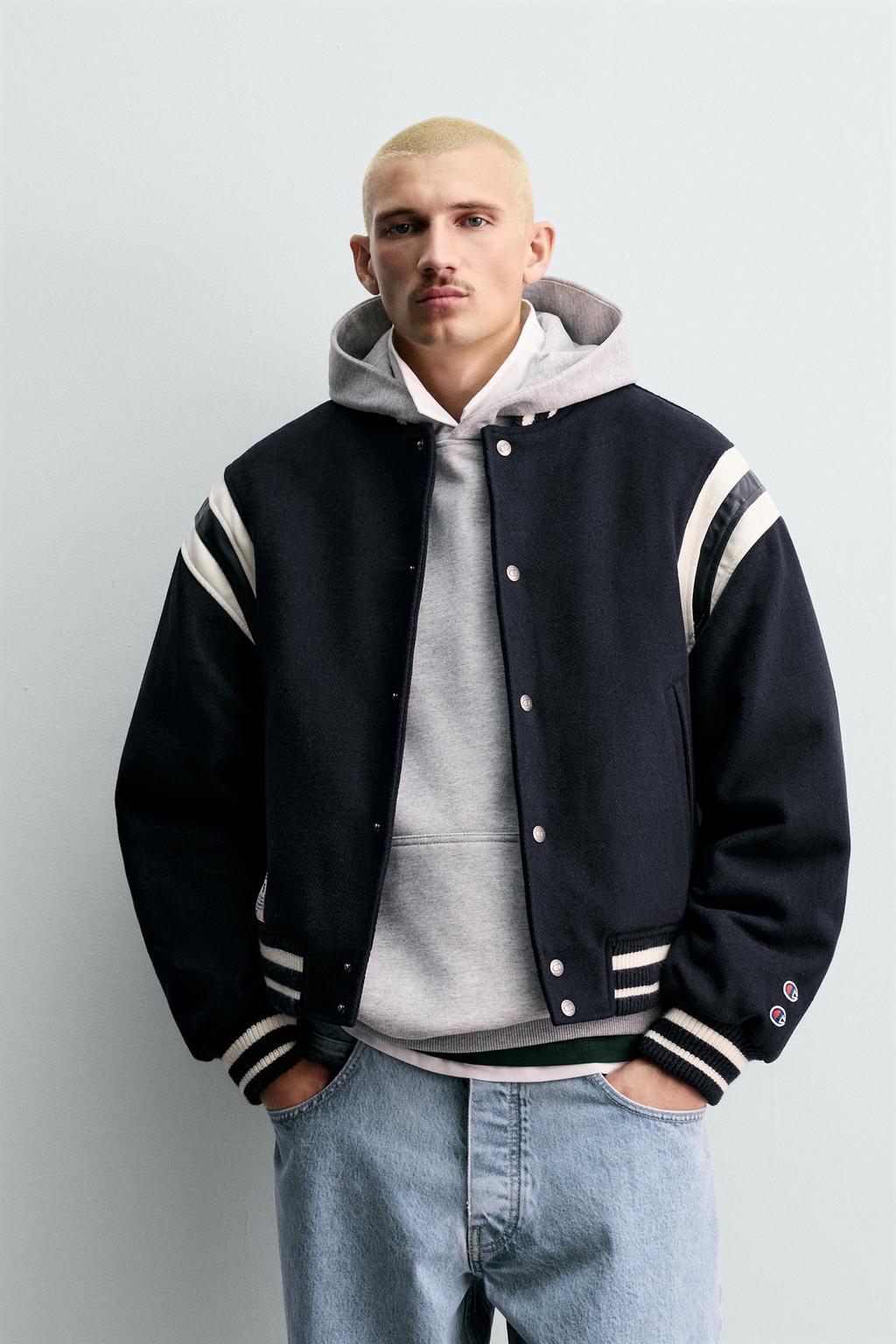 CHAMPION ® X ZARA PADDED BOMBER JACKET