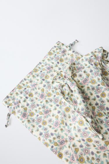 PACK OF FLORAL BAGS - Pink by Zara - Image 2