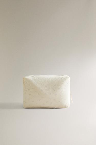 CHILDREN'S LARGE FLORAL WASH BAG - Butter by Zara - Image 0