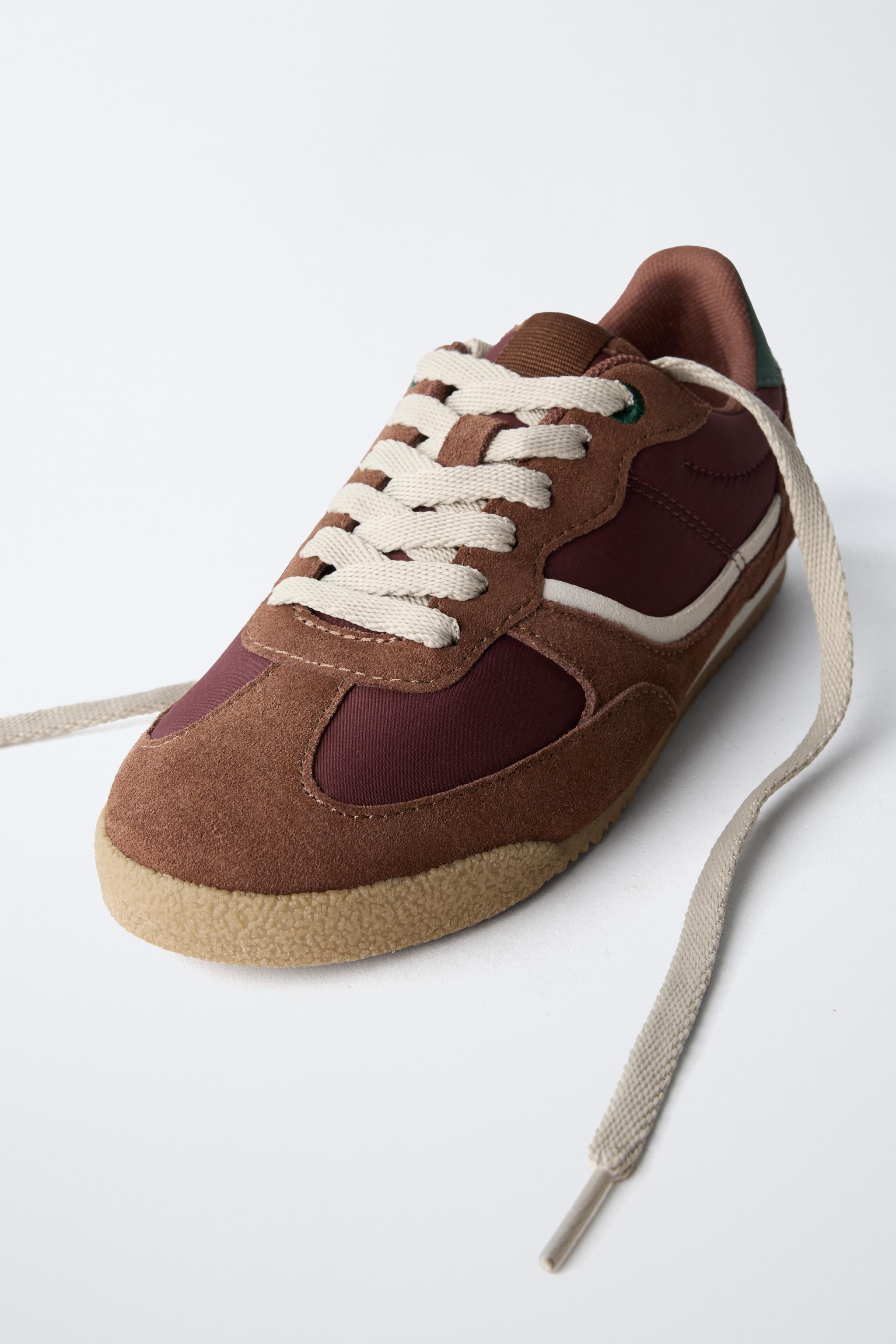 レザー スニーカー - レッド | ZARA Japan / 日本