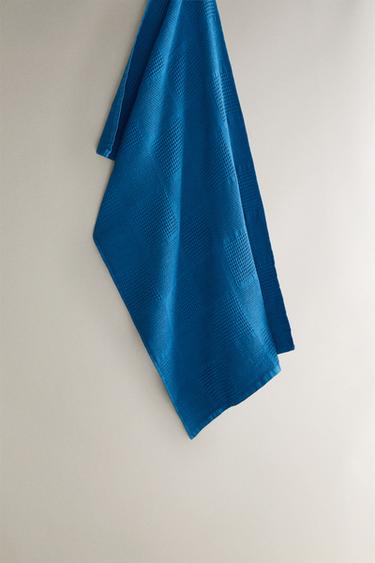STROFINACCIO CUCINA COTONE WAFFLE - Blu di Zara
