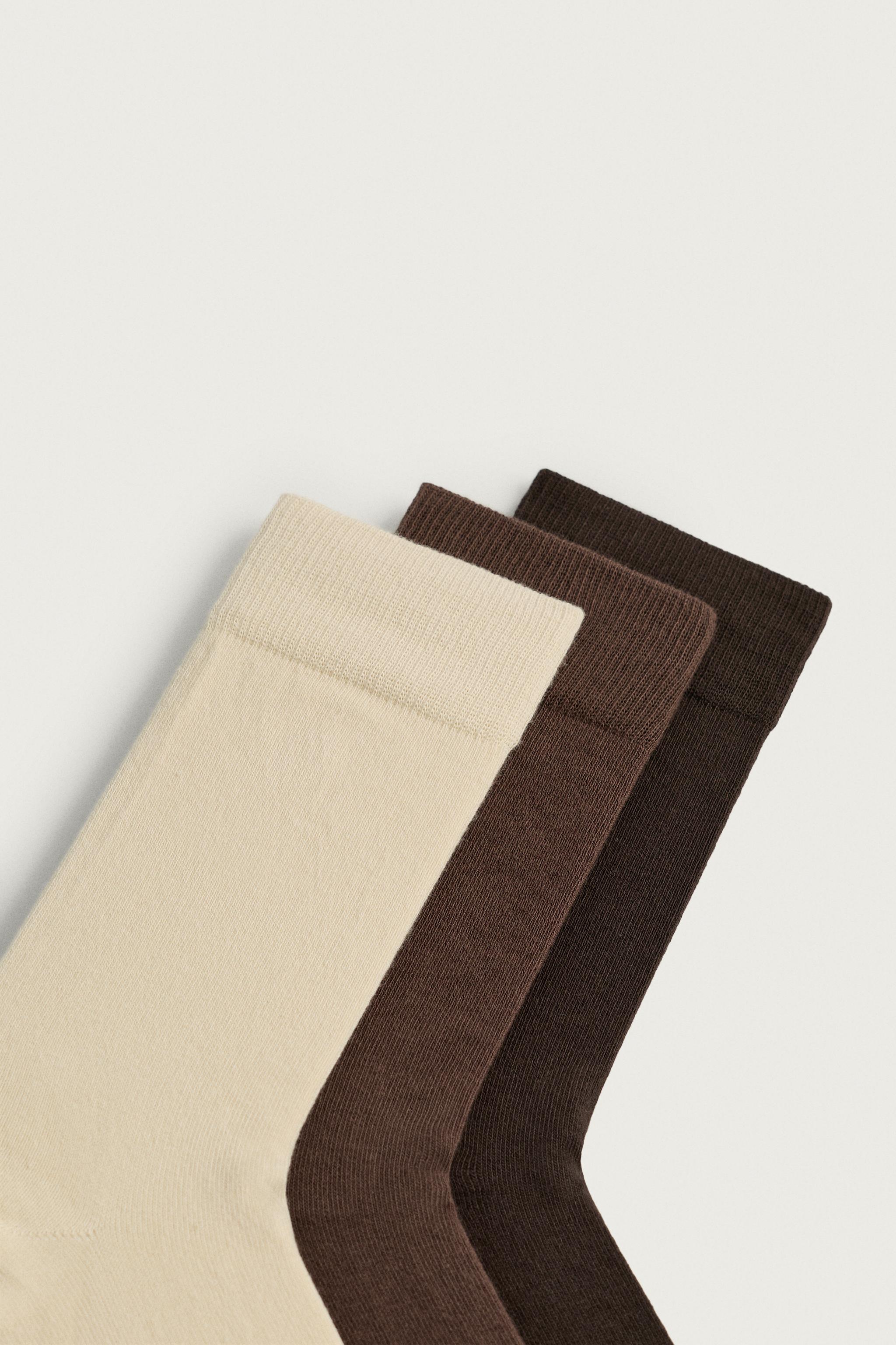 Носки THREE-PACK TEXTURED для мужчин — Zara — фото 3