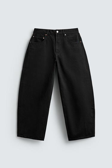 ДЖИНСЫ BALLOON FIT — ЧЕРНЫЙ от Zara