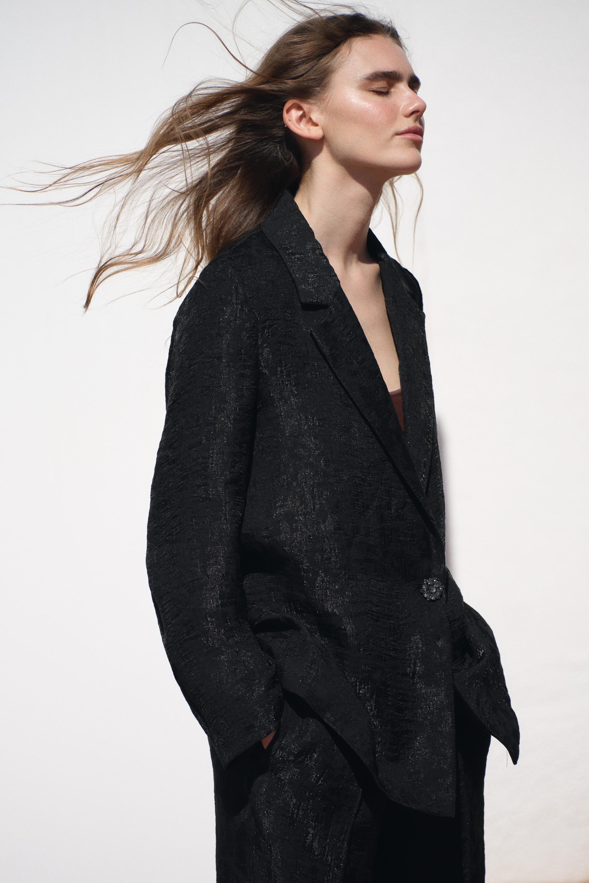 新品・未使用【ZARA】OVERSIZE BLAZER ZARA FW 2020/21 NWT RUSTIC OVERSIZED BLAZER SIZE L 2978/171