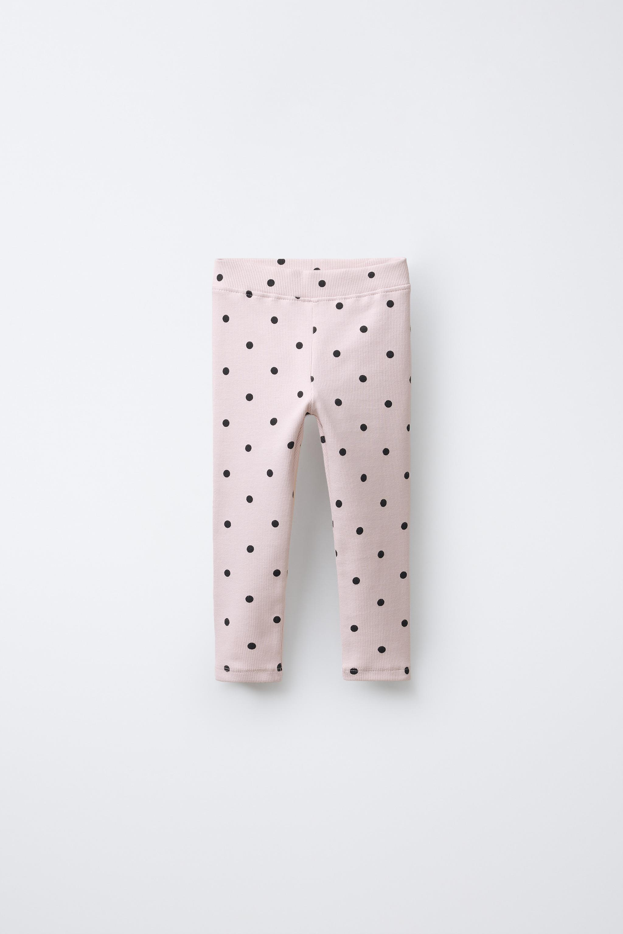 LOT DE DEUX LEGGINGS IMPRIMÉ ET UNI