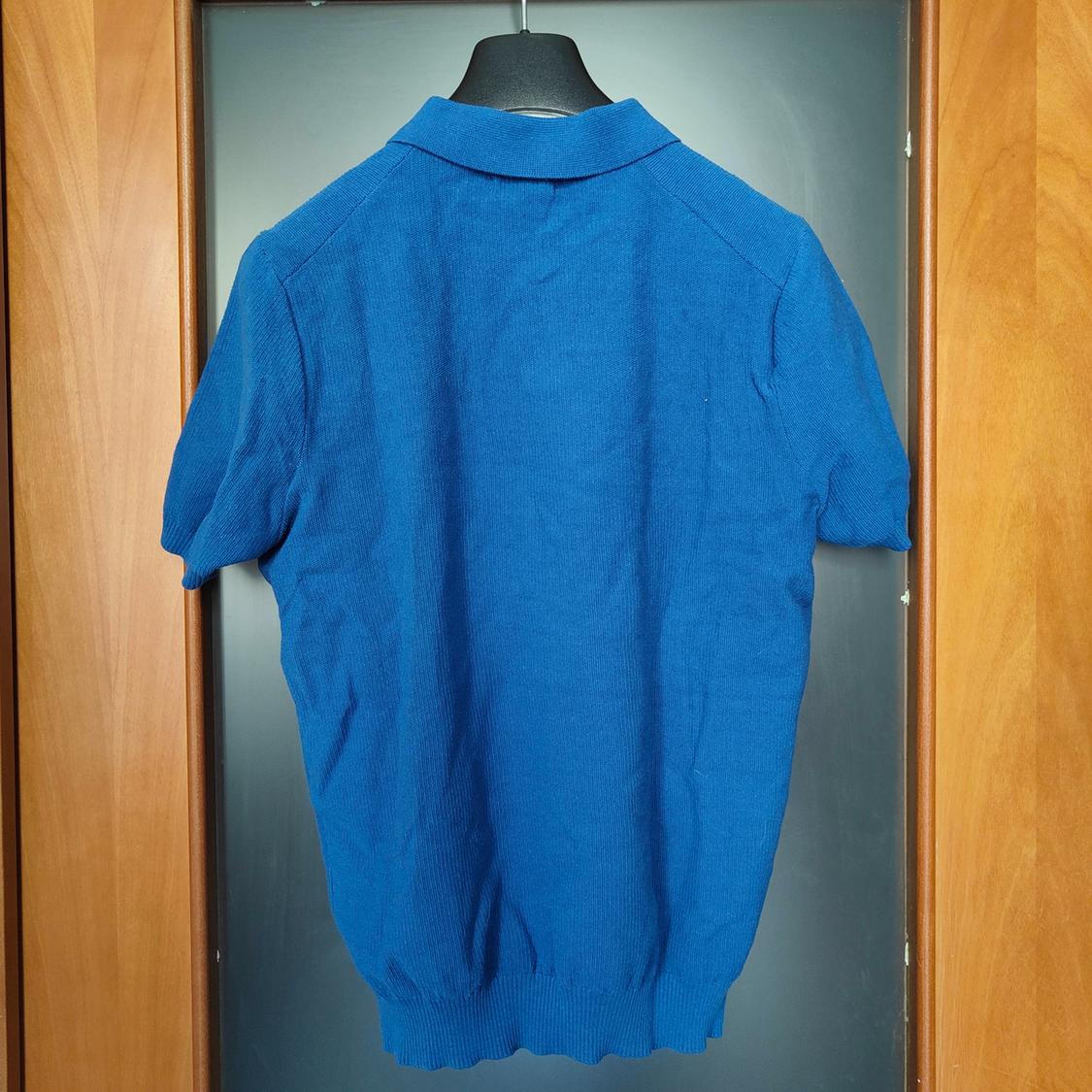 POLO BLU IN COTONE - Image 3